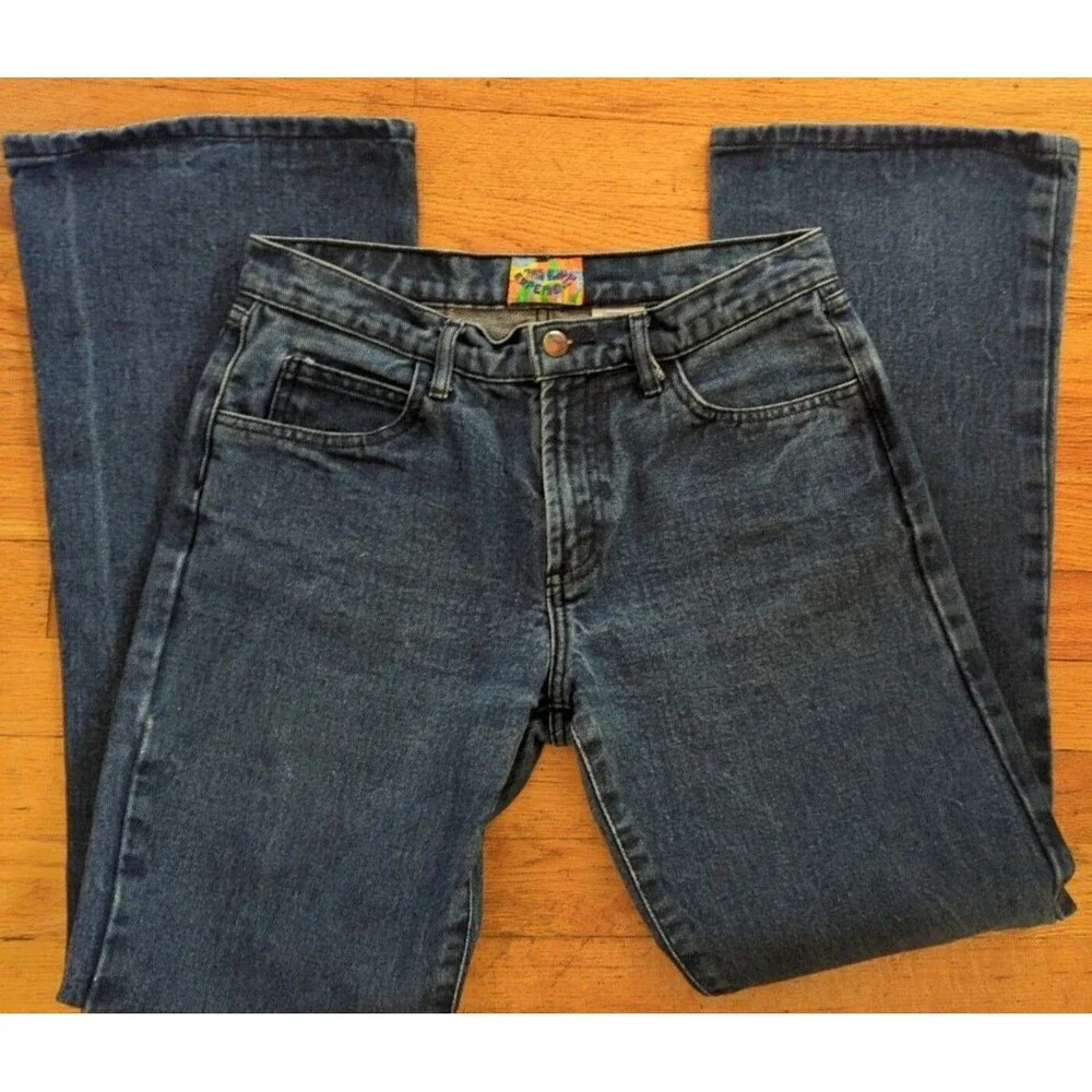 Vintage Paris Blues Originals Jeans Women's Size 7 Blue Boot Cut Y2K Flare EUC